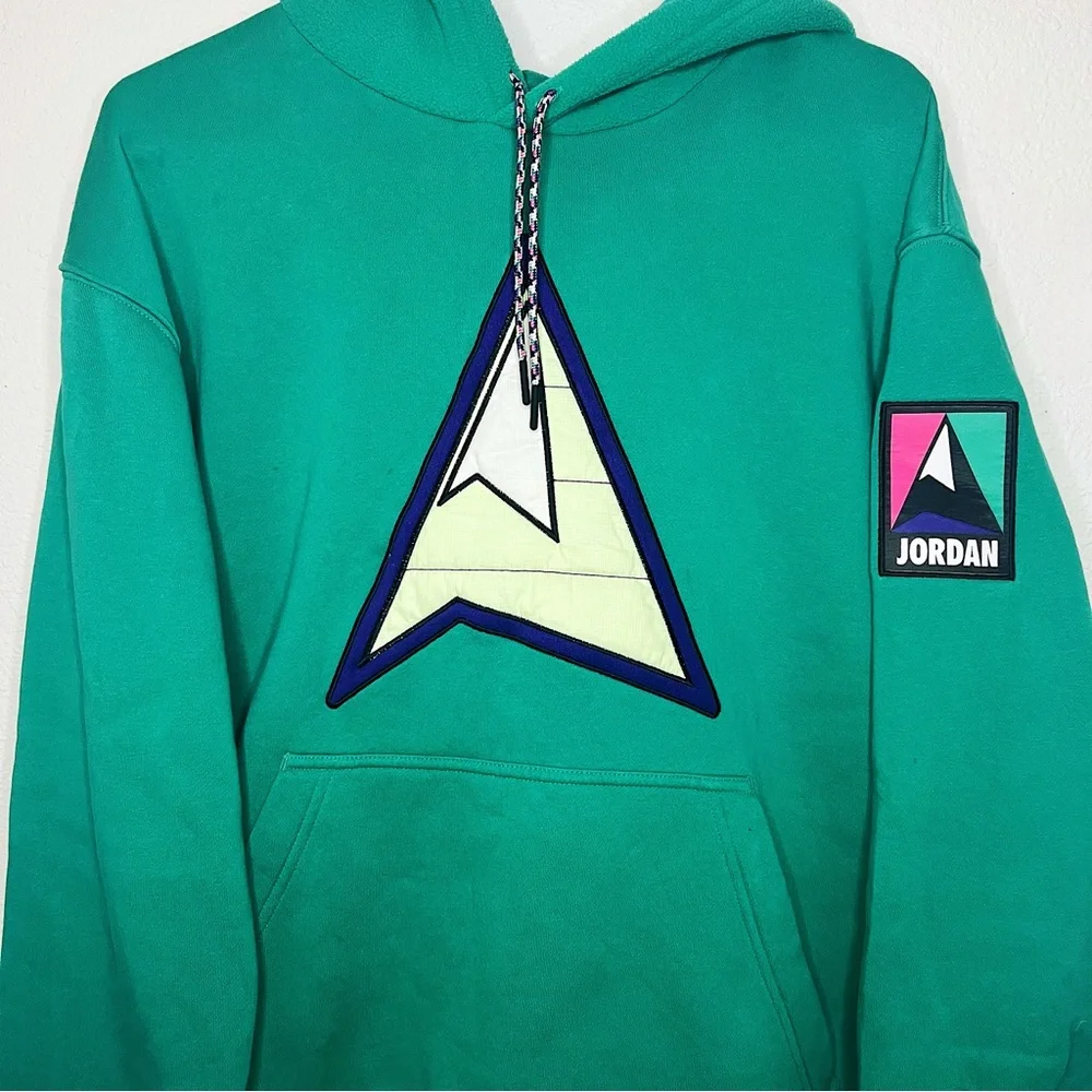 (Sold) Jordan Nike Mountainside Hoodie Green Graphic Pullover Oversized Grailed - Picture 4 of 9